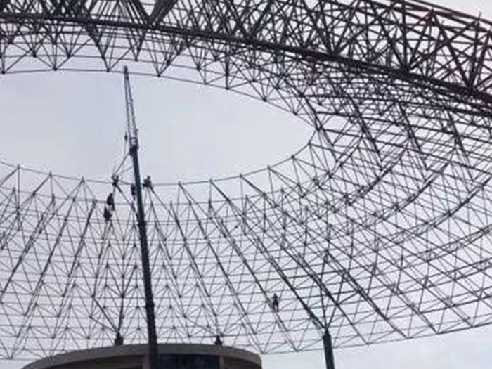 鄂尔多斯篮球馆球形网架厂家价格